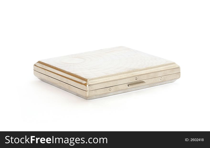 Cigarette box isolated on a white background