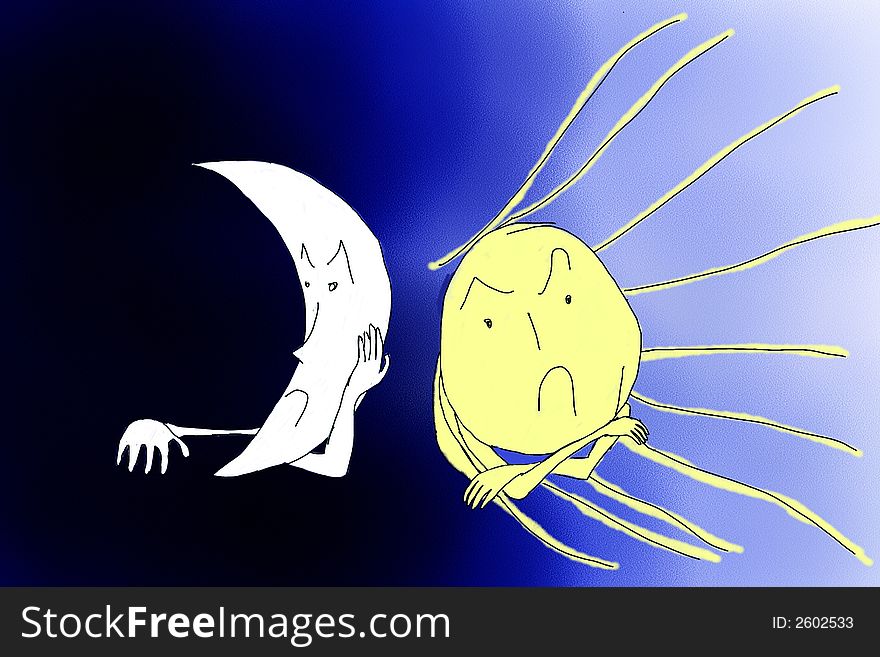 Angry Sun vs Angry Moon
