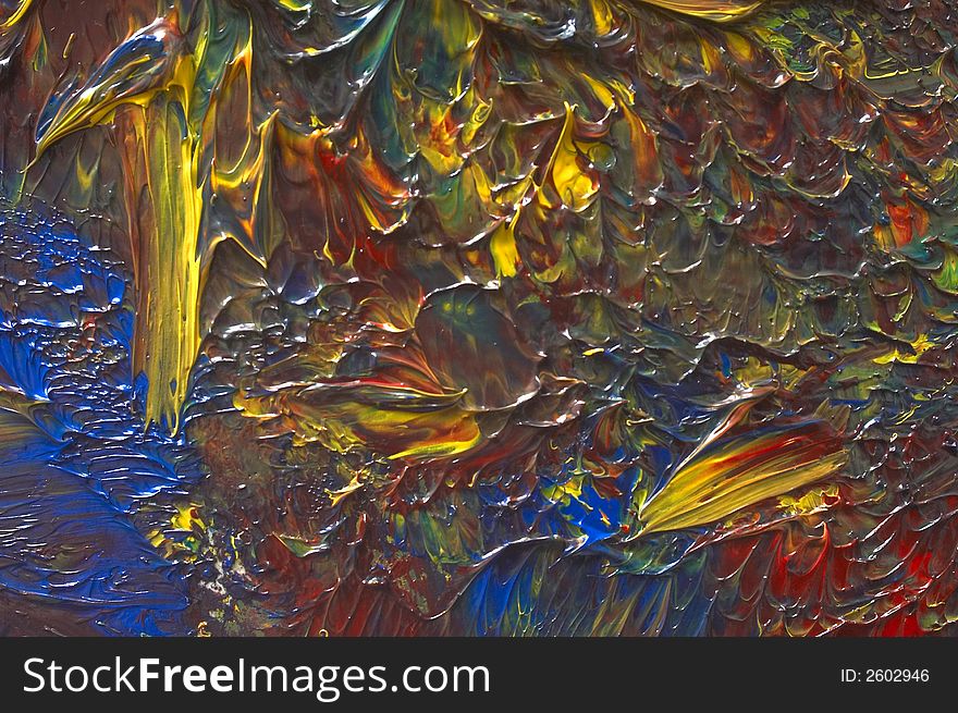 Oil Abstract Background