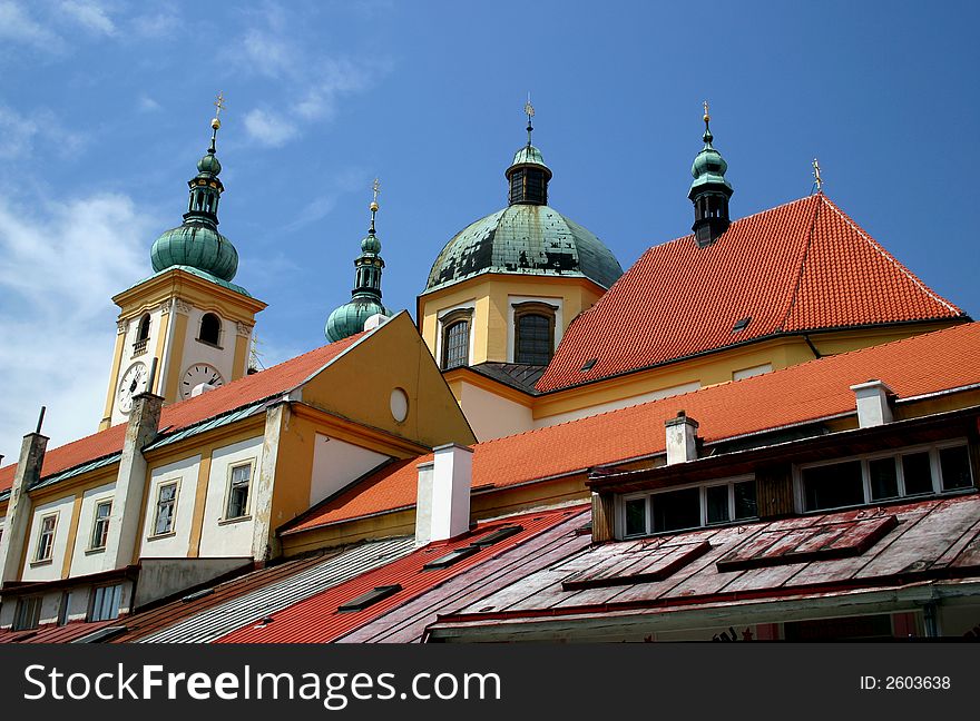 Holy shrine nemed Holy Hillock in the Czech. Holy shrine nemed Holy Hillock in the Czech