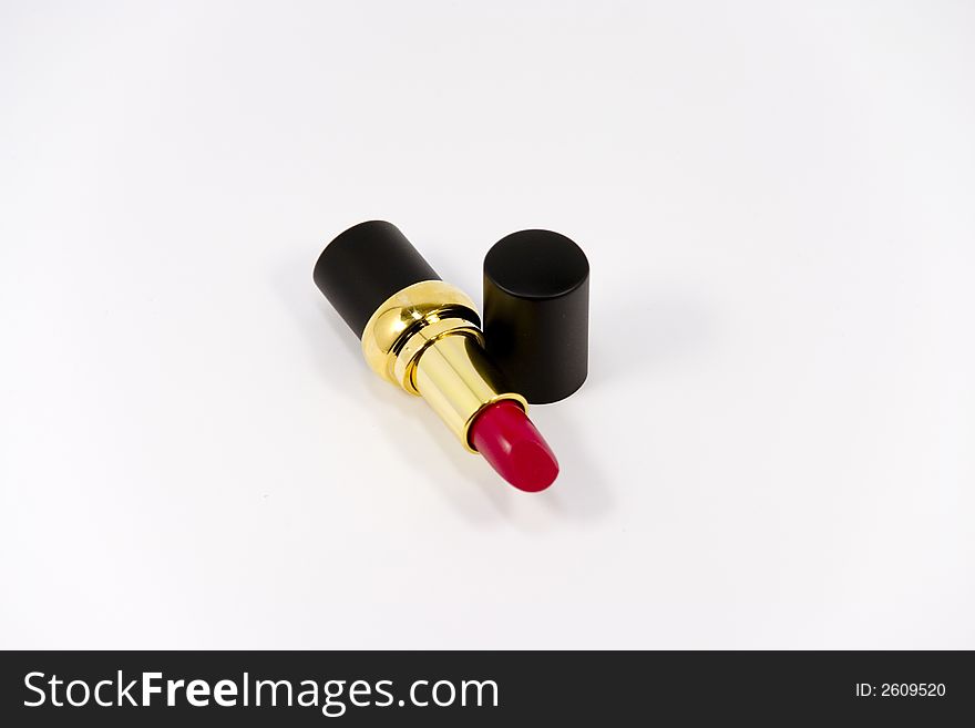 Lipstick beauty black cosmetics fashion girl lips lipstick make red up white woman