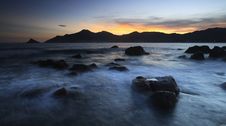 Sunset Seaside View Stock Photography Sunset Seaside View Stock Photography