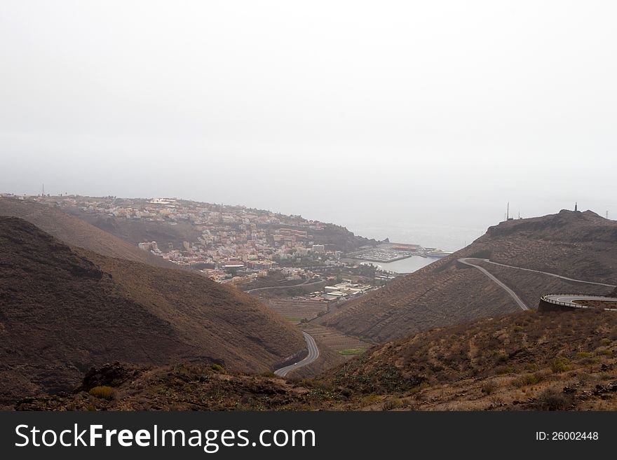 A view on San Sebastian de la Gomera