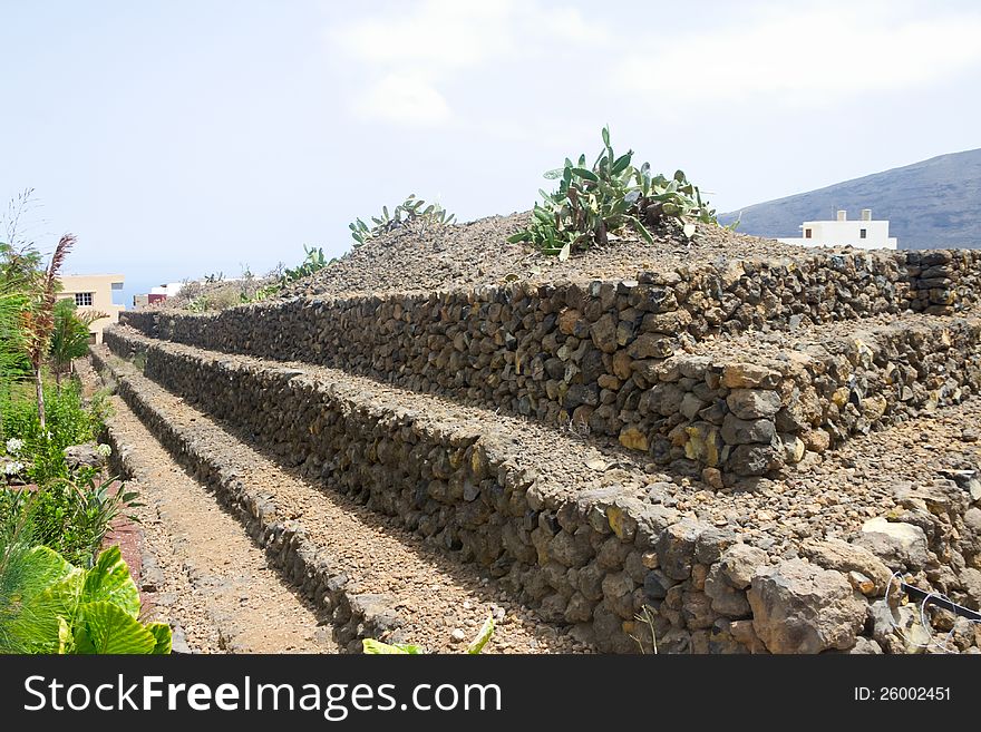 Pyramids in Guimar. Tenerife. Pyramids in Guimar. Tenerife.