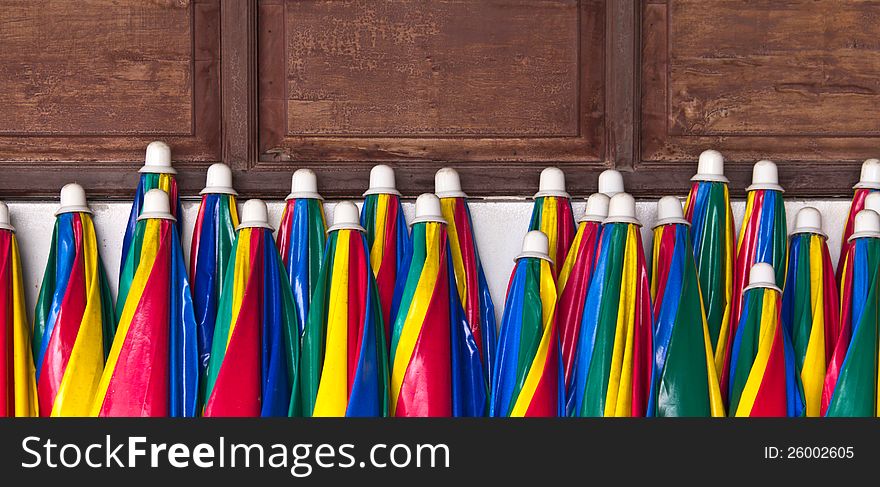 Colorful Umbrellas.