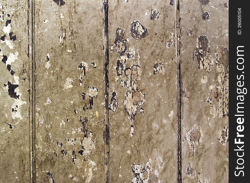 Texture of weathered wooden material