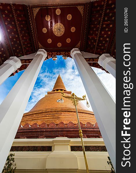 Phra Pathom Chedi of Nakhon Pathom Thailand. Phra Pathom Chedi of Nakhon Pathom Thailand.