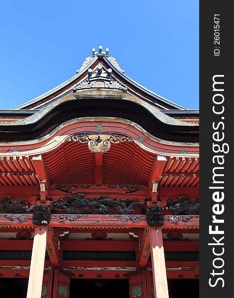 Roof of Japanese temple, Japan. Roof of Japanese temple, Japan.