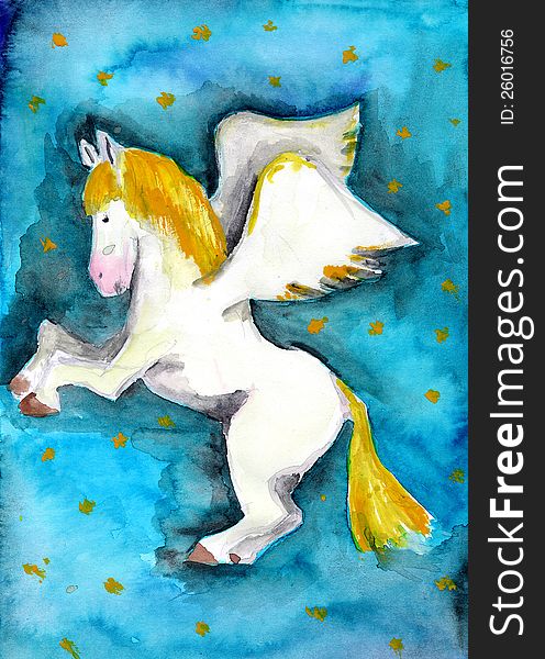 Pegasus, flying among the stars