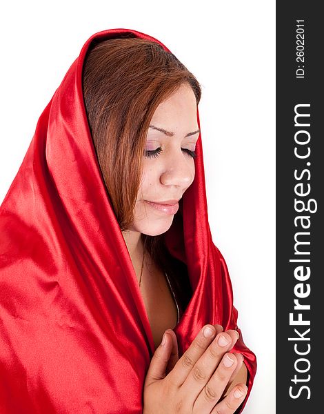 Happy Woman Praying