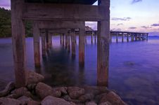 Wood Bridge Royalty Free Stock Photo Wood Bridge Royalty Free Stock Photo