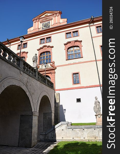 Castle Lnare, czech republic government place, south bohemia