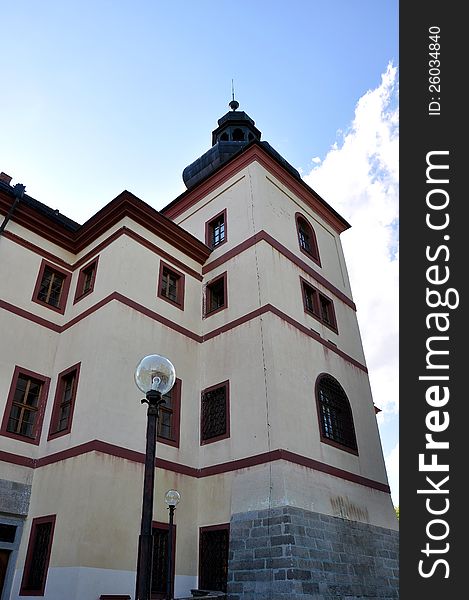 Castle Lnare, czech republic government place, south bohemia