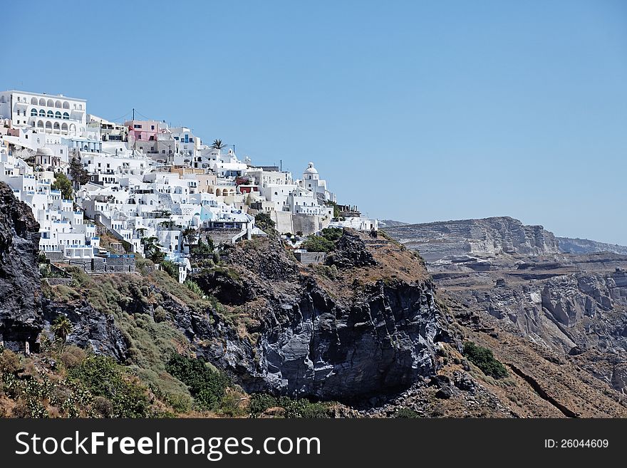 Resort Town On The Hillside