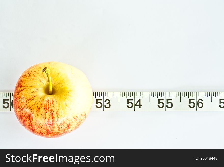One apple on line number as time life
