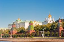 View Of The Grand Kremlin Palace Royalty Free Stock Image View Of The Grand Kremlin Palace Royalty Free Stock Image