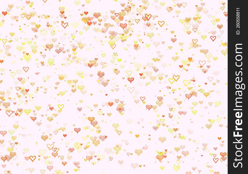 Pink Tiny Loves Background For Wallpaper And Presentation