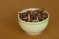 Mushrooms In A Bowl Royalty Free Stock Image Mushrooms In A Bowl Royalty Free Stock Image