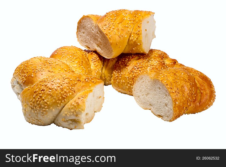 Bread, food, Isolated white background photo. Bread, food, Isolated white background photo.