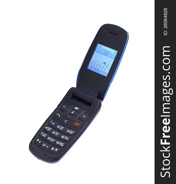 Mobile Cellular Phone Isolated