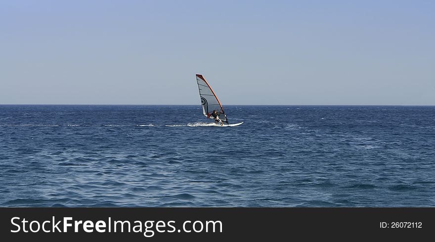 Wind Surf at aegean sea