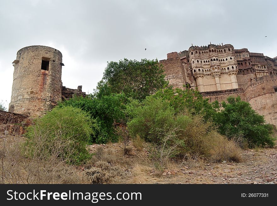 Mehrangarh fort located at Jodhpur India