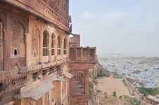 A View Of Mehrangarh Fort Royalty Free Stock Photography A View Of Mehrangarh Fort Royalty Free Stock Photography