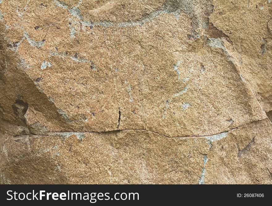 Surface sections of granite, which is like crack a smile. Surface sections of granite, which is like crack a smile.