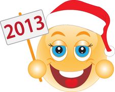 Smile New Year S Eve, Christmas Day. Smile. Royalty Free Stock Photo Smile New Year S Eve, Christmas Day. Smile. Royalty Free Stock Photo