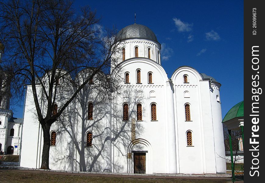 The image of Boriso-Glebsky cathedral in Chernigov. The image of Boriso-Glebsky cathedral in Chernigov