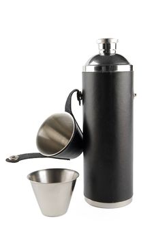 Flask With Beakers Royalty Free Stock Photos