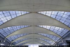 Metallic And Glass Roof Stock Image Metallic And Glass Roof Stock Image