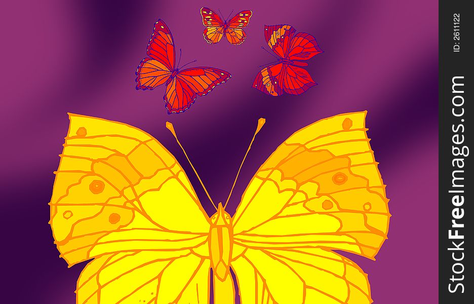 Yellow Butterfly