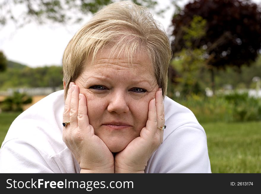 Posed Woman