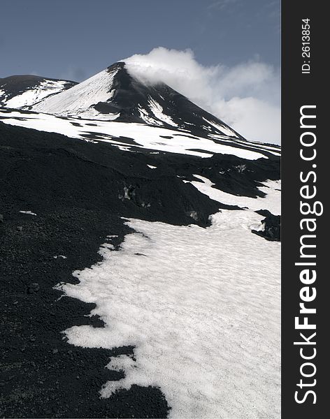 Etna Vulcan,Sicilian landscape,Italy