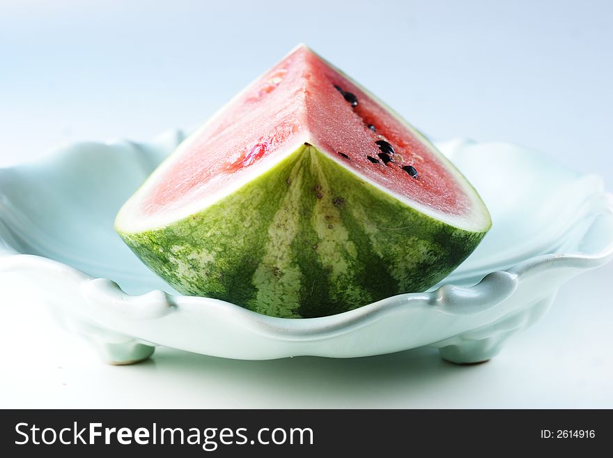 Slice of watermelon, fresh, fruity, healthy