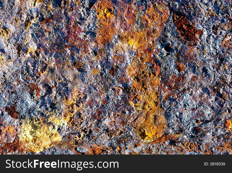 Rusty old metal texture