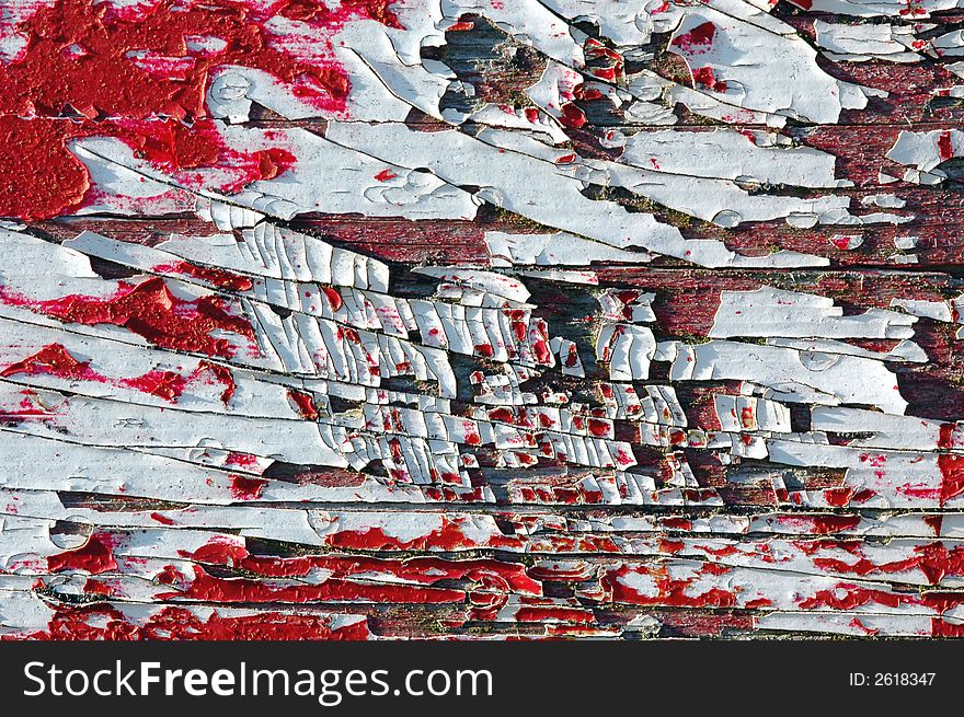 Abstract grunge flaky paint wooden texture