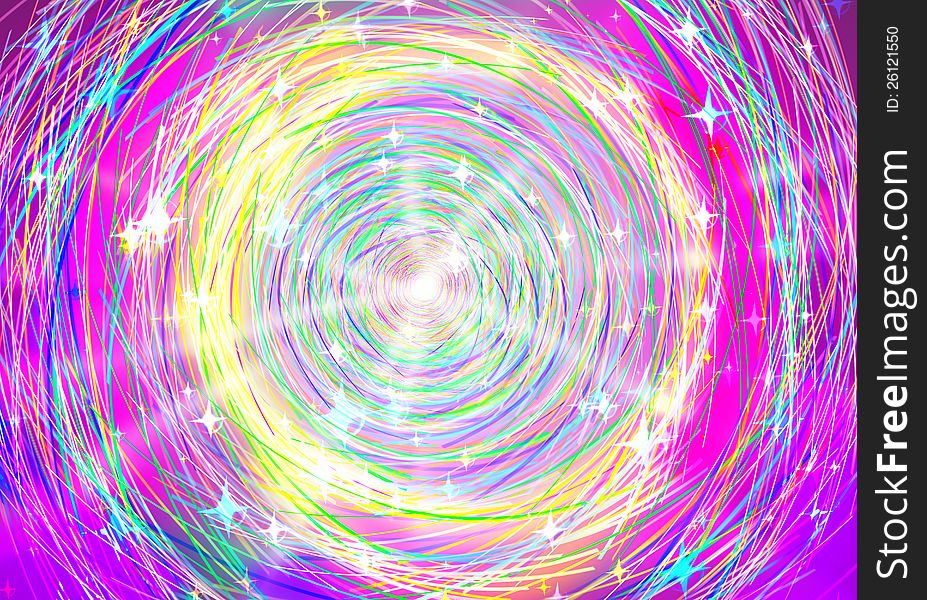 Circle lines colorful abstract background