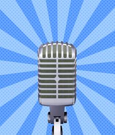 Retro Microphone Stock Photography Retro Microphone Stock Photography