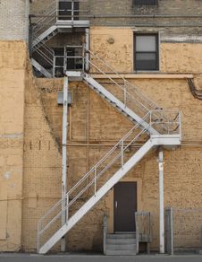 Outside Alley Fire Escape Stock Photo Outside Alley Fire Escape Stock Photo