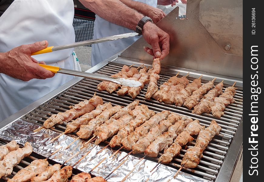 Greek Cuisine: Cooking Kebabs