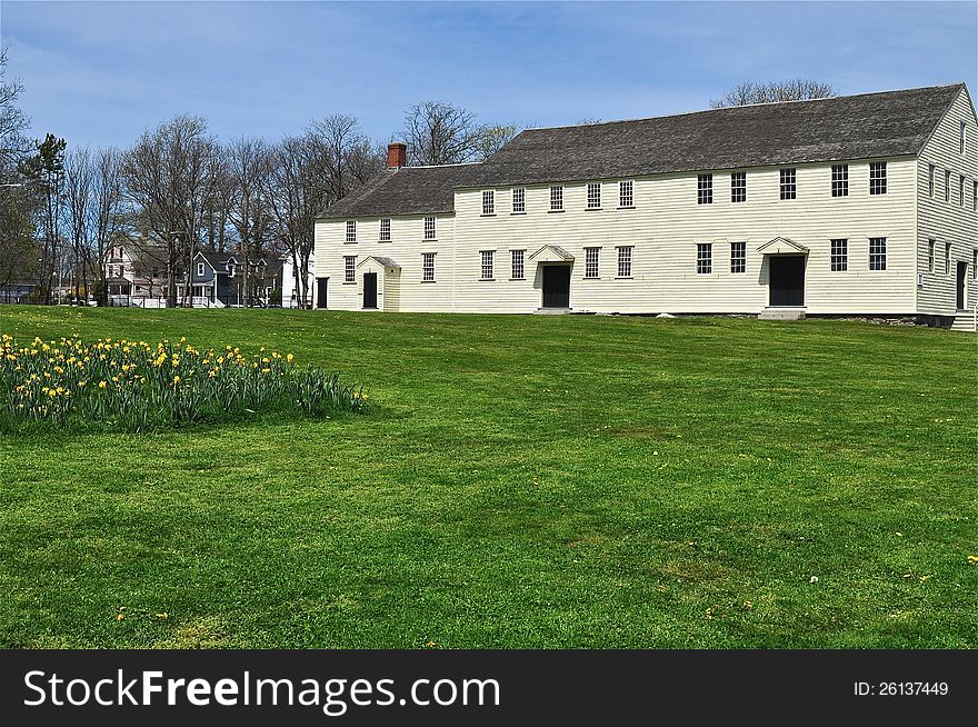 A very old historical house in Massachusetts. A very old historical house in Massachusetts.