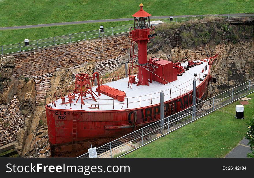 Boat in Dry Dock