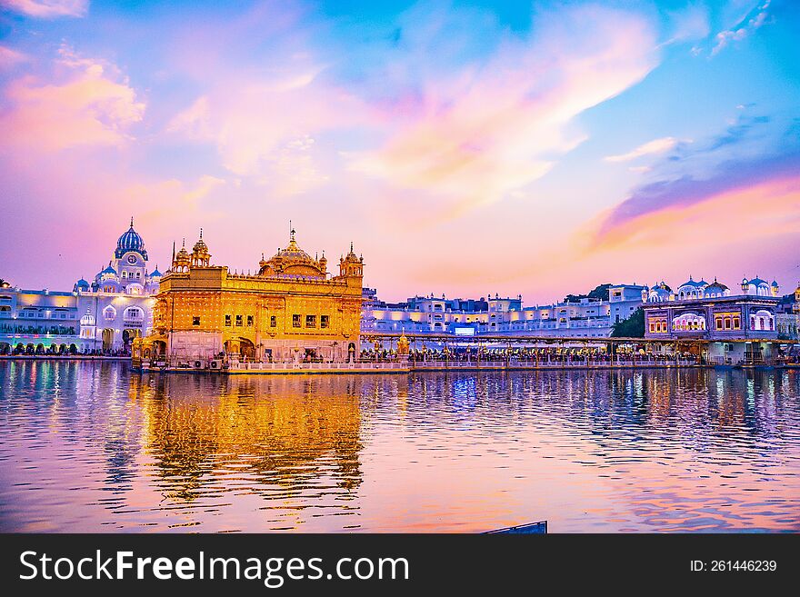 Celebration of Gurupurab in Golden Temple Amritsar