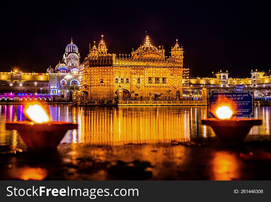 Celebration Of Gurupurab In Golden Temple Amritsar