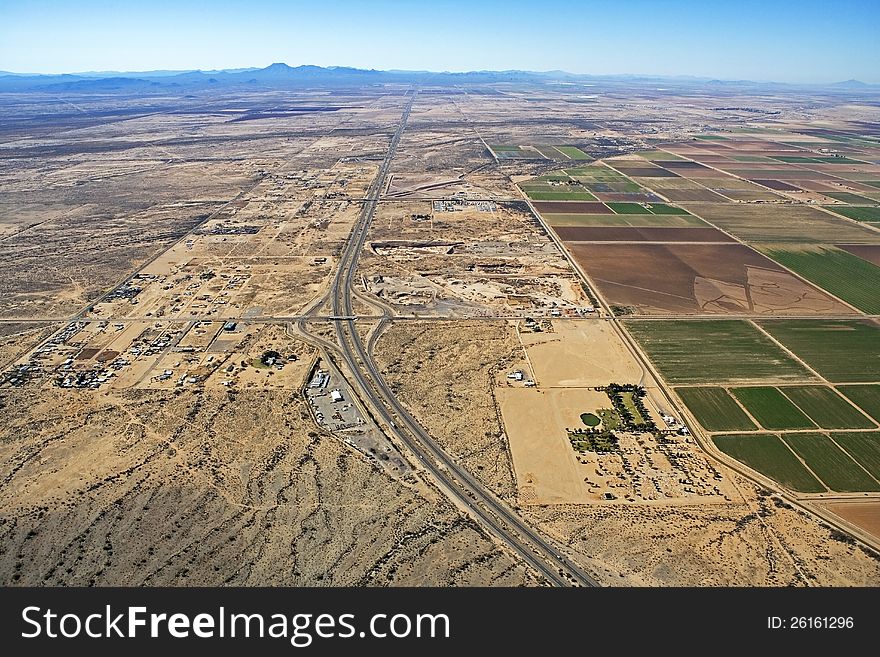 Interstate 8 near Casa Grande, Arizona