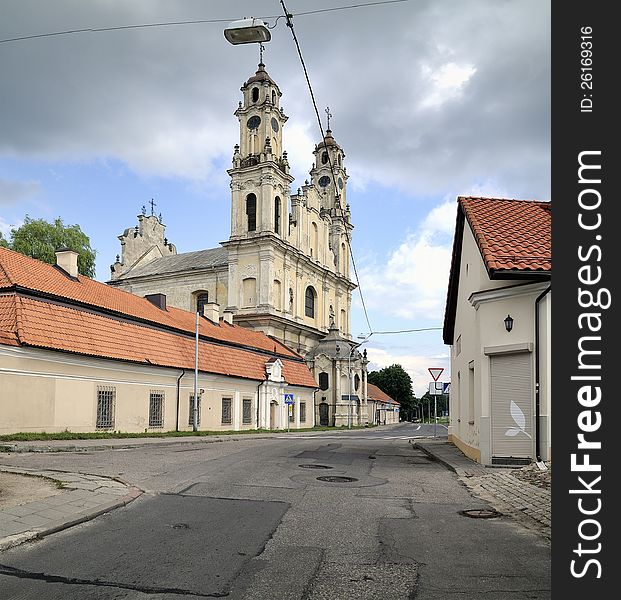 Vilnius Church of Ascension of the Lord, commonly known as Missionary Church in Vilnius. Vilnius Church of Ascension of the Lord, commonly known as Missionary Church in Vilnius