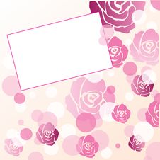 Floral Greeting Card Royalty Free Stock Image Floral Greeting Card Royalty Free Stock Image