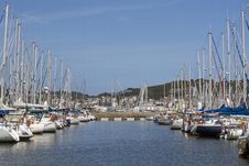 Boats At Harbor Royalty Free Stock Images Boats At Harbor Royalty Free Stock Images